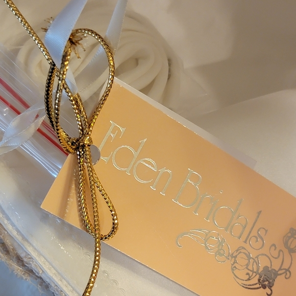 Stunning & Delicate Tiered Lace Eden Bridal Gown NWT - Picture 13 of 17